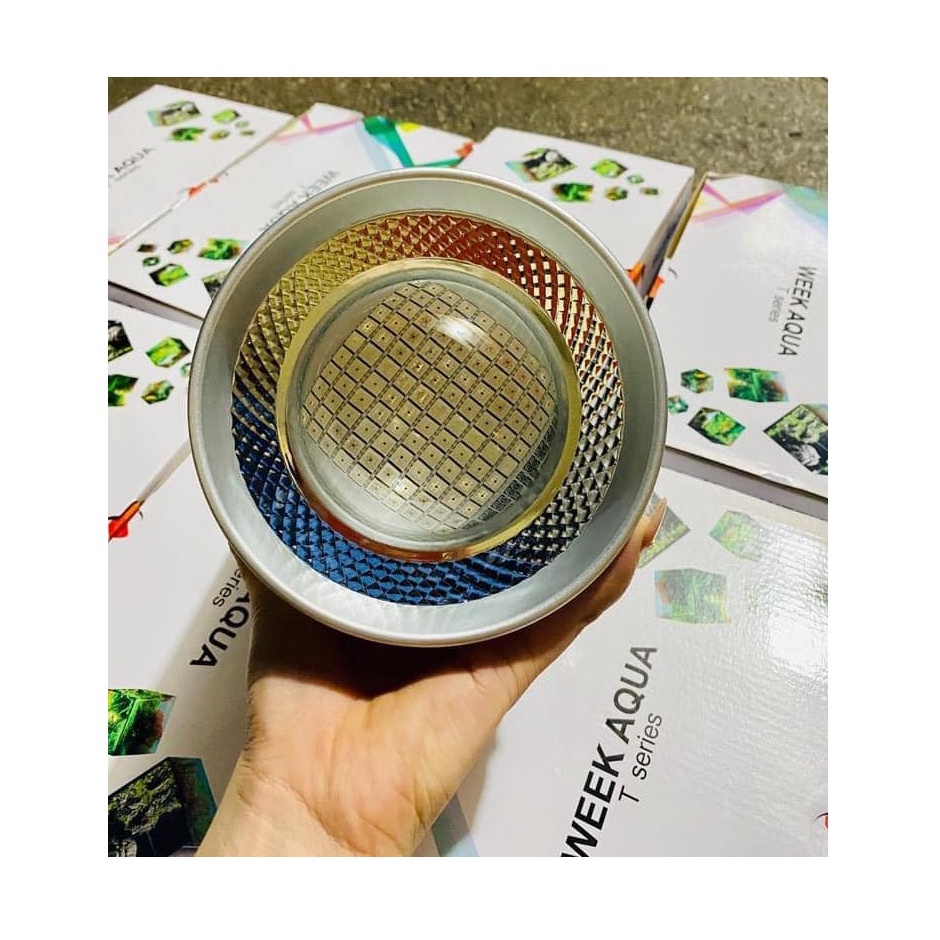 Đèn Week T90 Pro  - LED RGB-UV cao cấp - đèn week treo dạng LON - phụ kiện thủy sinh - shopleo