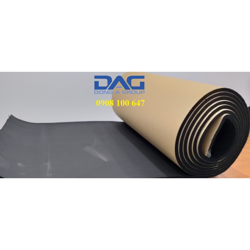 1 Mét Cao Su 10mm cách âm chống rung có keo dán sẵn