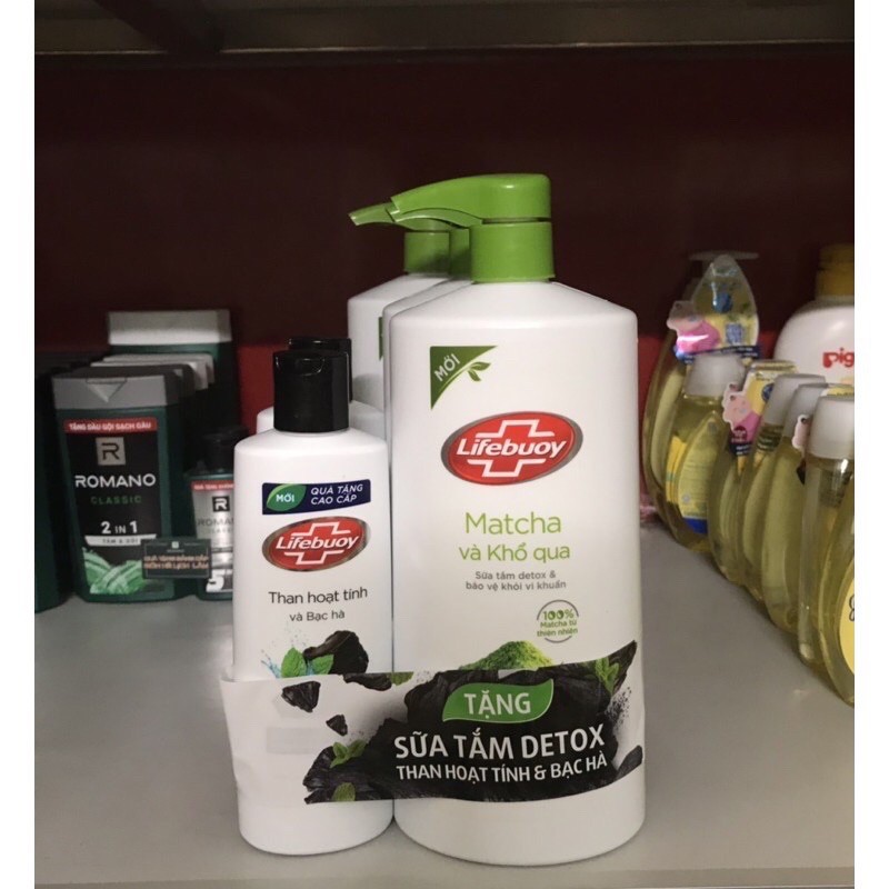 SỮA TẮM LIFEBUOY MATCHA VÀ KHỔ QUA 850g CÓ QUÀ TẶNG KÈM | BigBuy360 - bigbuy360.vn