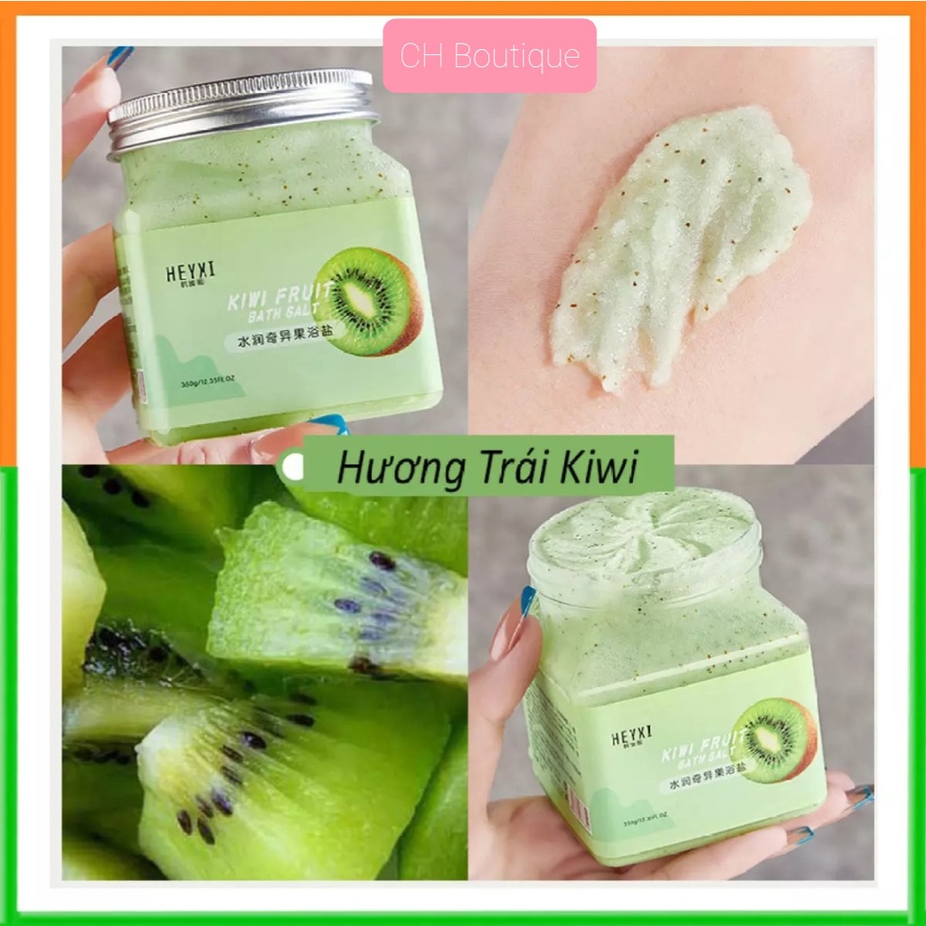 Tẩy Tế Bào Chết Trái Cây Heyxi 350gr - Gíup Da Sáng Mịn - Shop Giao Mùi Ngẫu Nhiên , naturequeenhcm