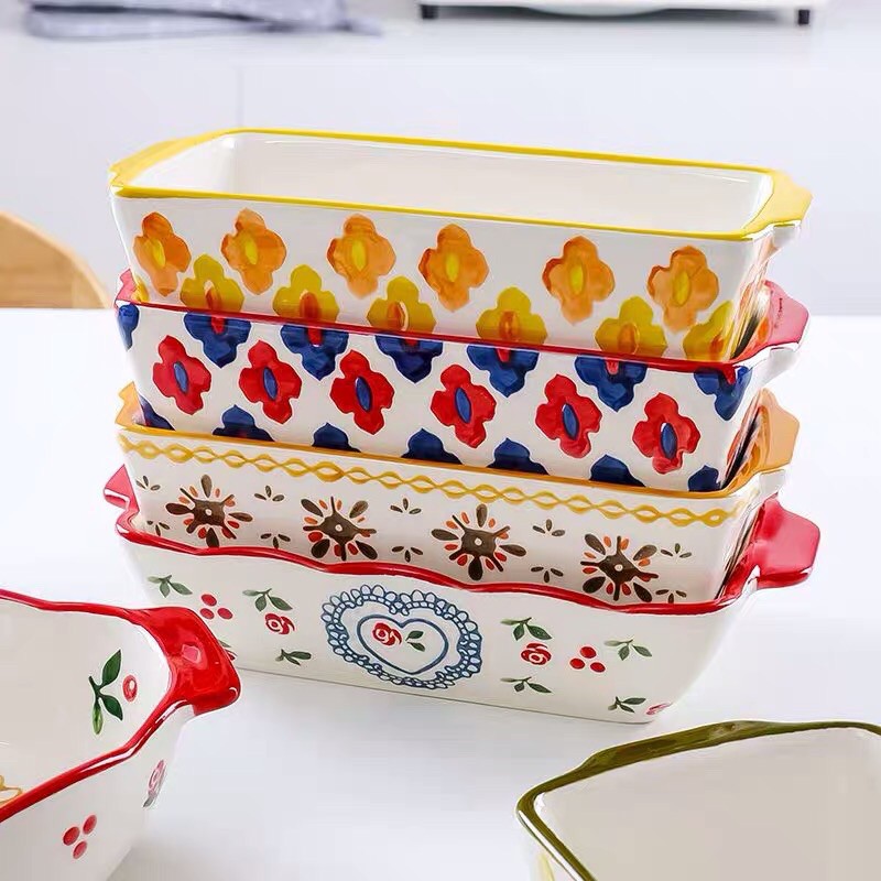 Khay nướng bánh bằng sứ - ANNA