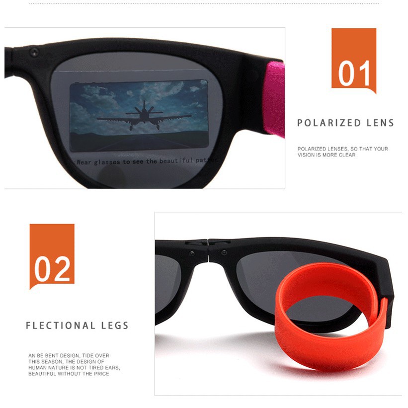 Kính Mát Phân Cực Nhiều Màu Sắc Có Thể Gập Lại K1T3 | BigBuy360 - bigbuy360.vn