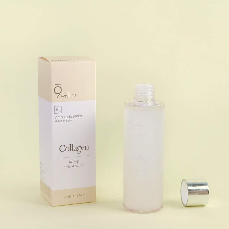 Tinh Chất 9Wishes Collagen Ampule Essence Cải Thiện Nếp Nhăn & Cấp Ẩm Da 150ml