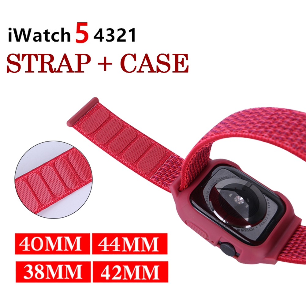 Dây đeo nylon dành cho đồng hồ thông minh Apple Watch 5/ 4/ 3/ 2/ 1 Kích Thước 38/ 40/ 42/ 44mm