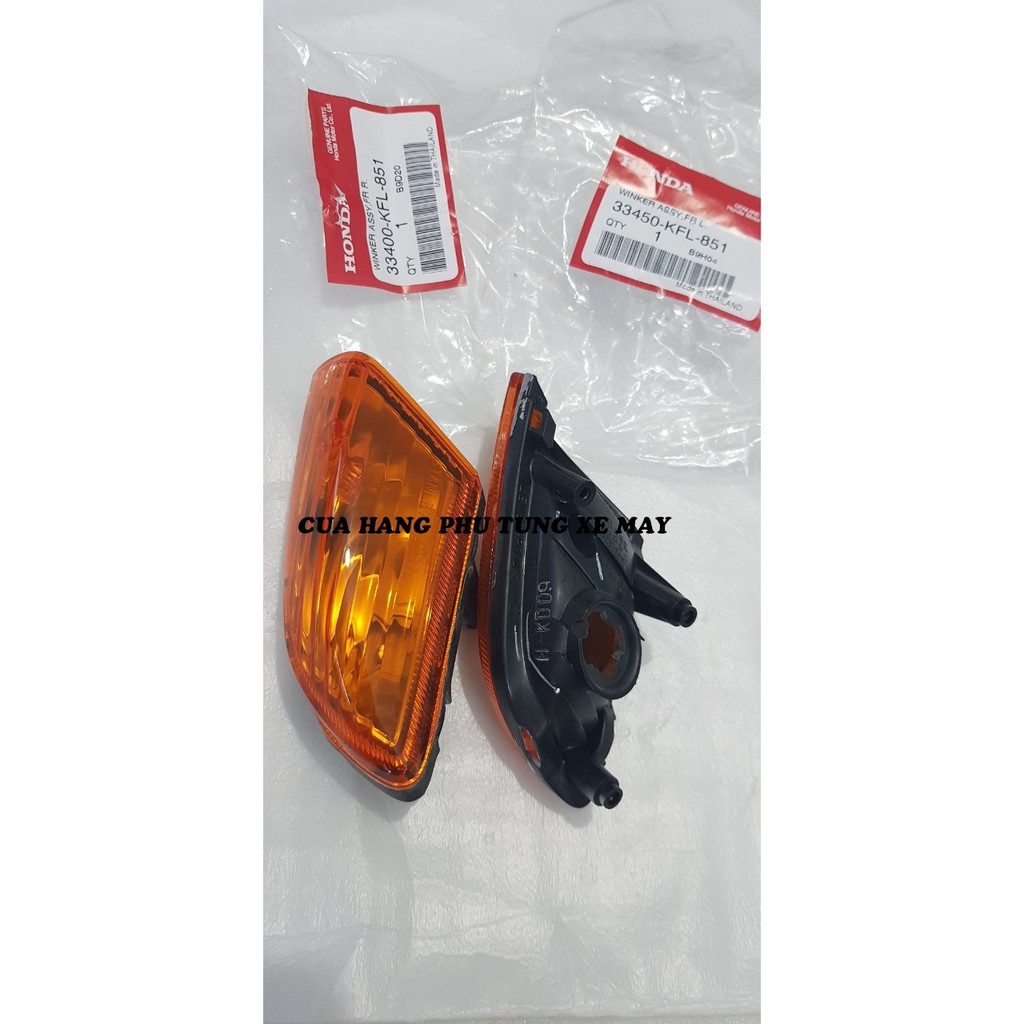 Đèn xi nhan trước cho xe Wave 110 Thái hàng zin - 1 cặp