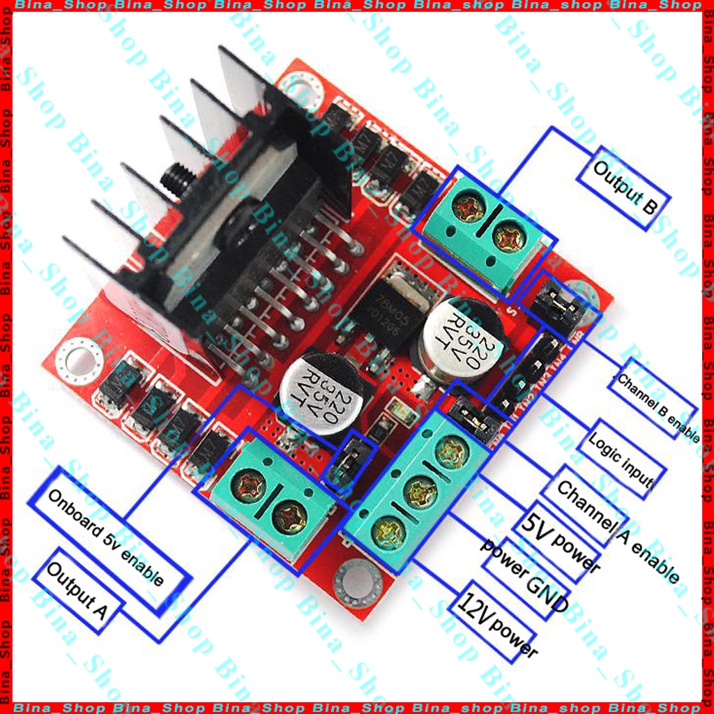 Mạch cầu H điều khiển động cơ DC L298N