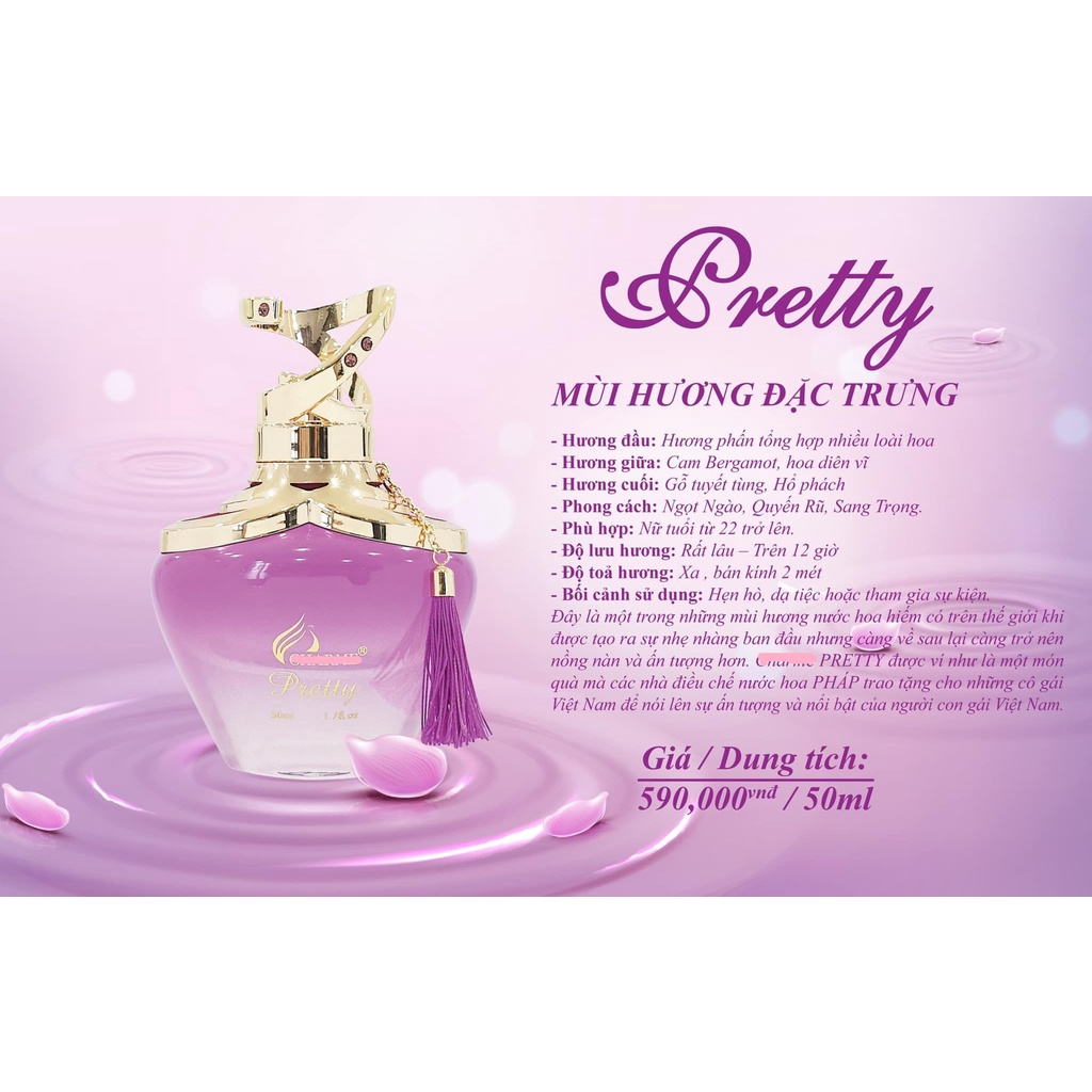 Nước Hoa Cha.m Pretty 50ml