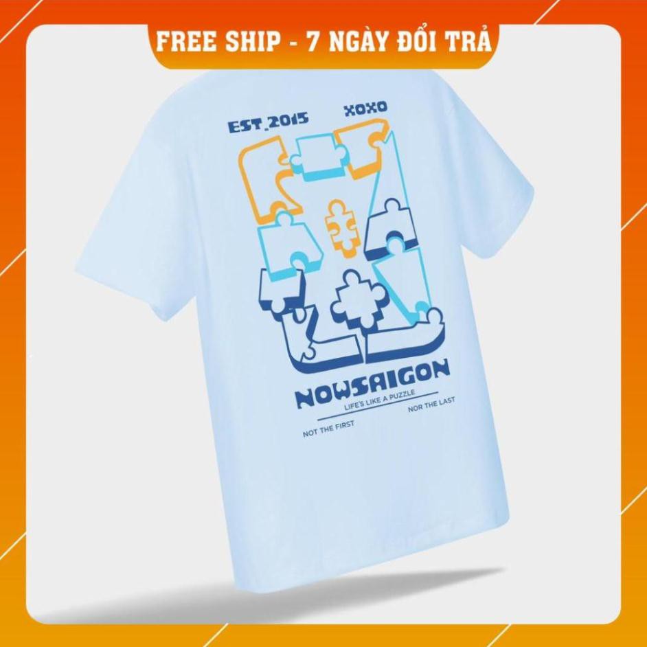 Áo thun Now SÀI GÒN PUZZLE tee Nam nữ KUN SHOP
