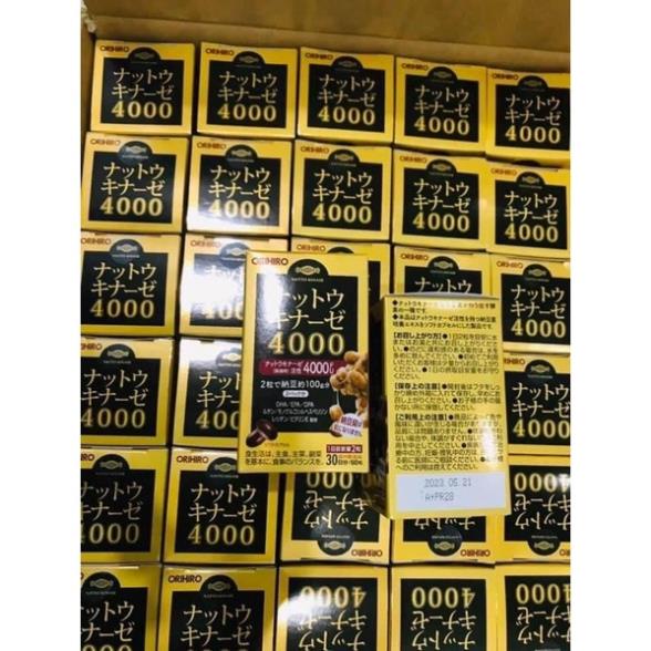 Viên Uống Hỗ Trợ Phục Hồi Tai Biến NATTO KINASE ORIHIRO 4000FU