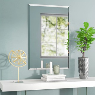 GƯƠNG SOI VÁT TRƠN HÌNH CHỮ NHẬT SIZE 500 X 700 mm, DÀY 5mm, CHẤT LƯỢNG CAO, SƠN 2 LỚP CHỐNG Ố