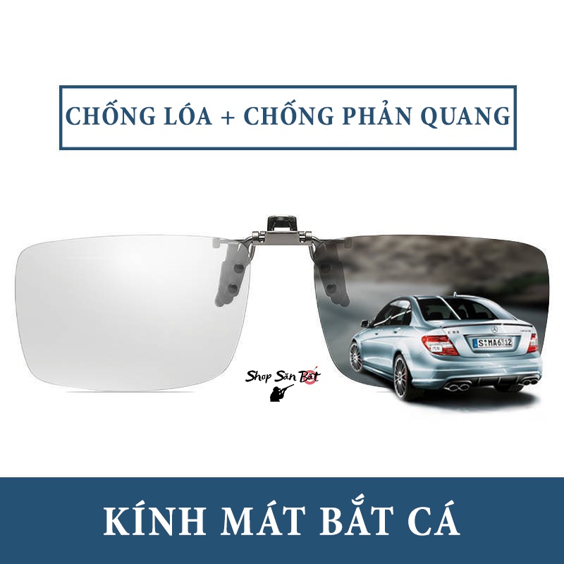 Kính râm hack map dạng kẹp , kính nhìn xuyên nước, hỗ trợ câu cá tốt,hỗ trợ cho người cận lái xe