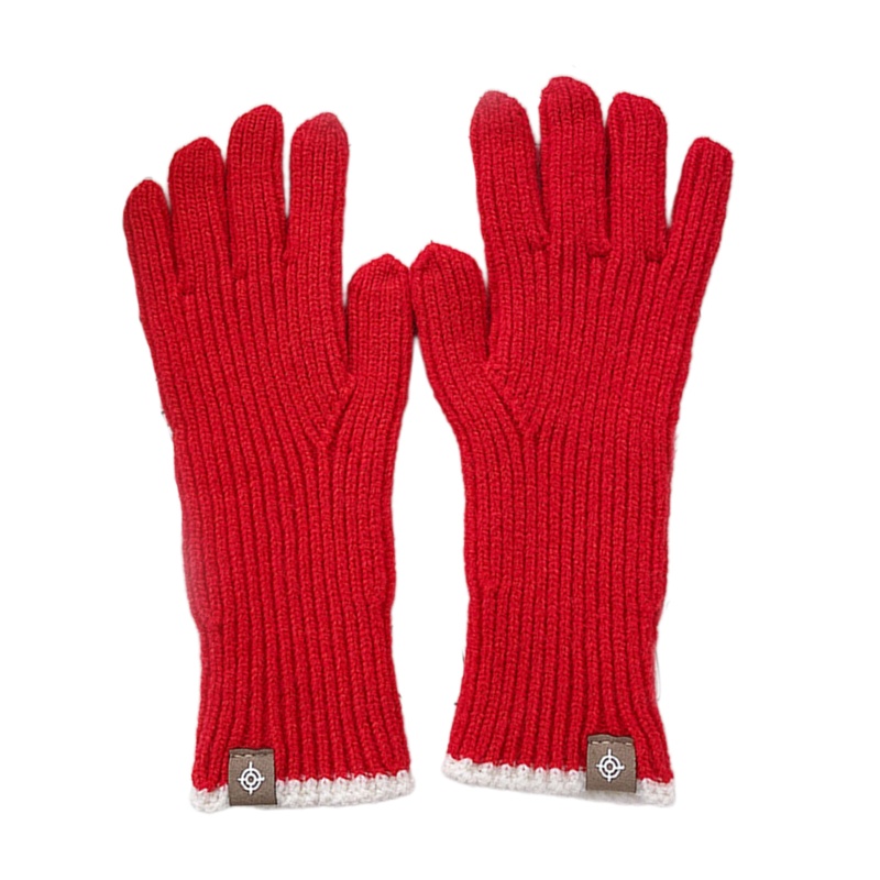 Găng Tay Dệt Kim Co Giãn Giữ Ấm Có Thể Chạm Màn Hình Cảm Ứng Tiện Lợi