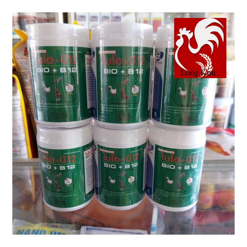 BIO+B12 THÁI LAN HŨ 150G ÚM GÀ CON, PH (Ò) NG B (Ệ) NH CHO GÀ ĐÁ, GÀ, VỊT, CHIM