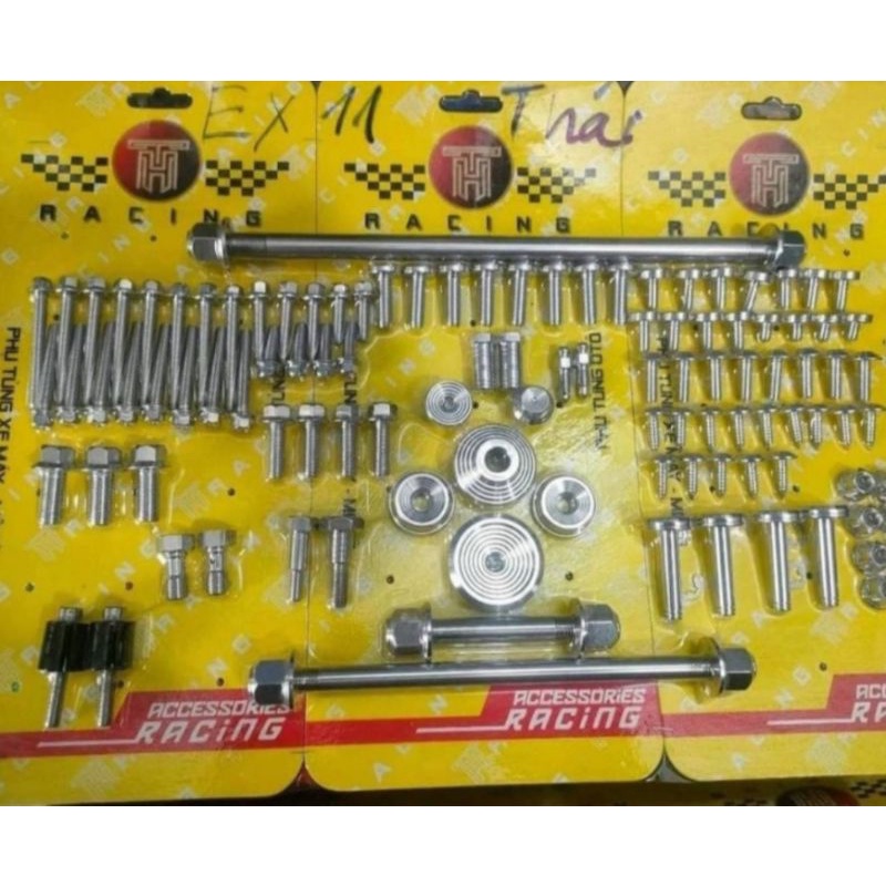 Full ốc cốt tán Salaya cho Vario, Raider, Sonic, Exciter, Winner, Wave, Dream, Sirius...