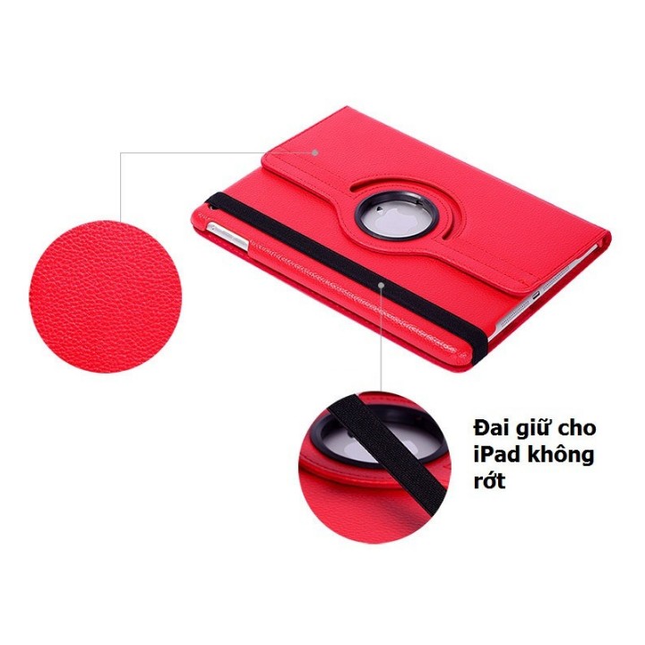 Ốp lưng iPad 234 (Đỏ dưa hấu) xoay 360 độ | BigBuy360 - bigbuy360.vn