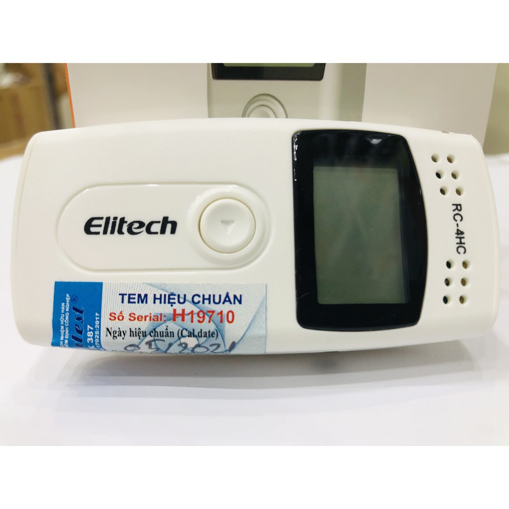 Nhiệt Kế Ẩm Kế Tự Ghi Elitech RC-4HC đã hiệu chuẩn