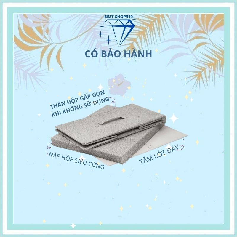 Hộp Vải Đựng Đồ DAISO Đa Năng Cao Cấp Thùng Đựng Quần áo Lót Vỏ Chăn Cỡ Lớn Không Cần Tủ Có thể gấp gọn[Hàng Xuất Khẩu]