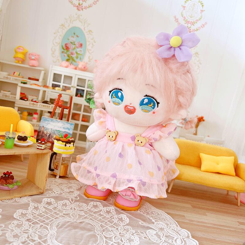 Búp Bê Nhồi Bông Quần Áo Đáng Yêu Dành Cho Trẻ 20Cm