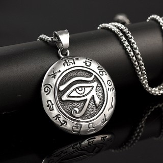 Decor Dây chuyền con mắt Eye of Horus Quà tặng Vòng cổ nam cá tính Phụ kiện thời trang Streetwear