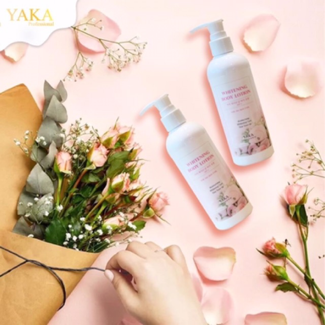 DƯỠNG THỂ LÀM TRẮNG DA TỨC THÌ YAKA WHITENING BODY LOTION