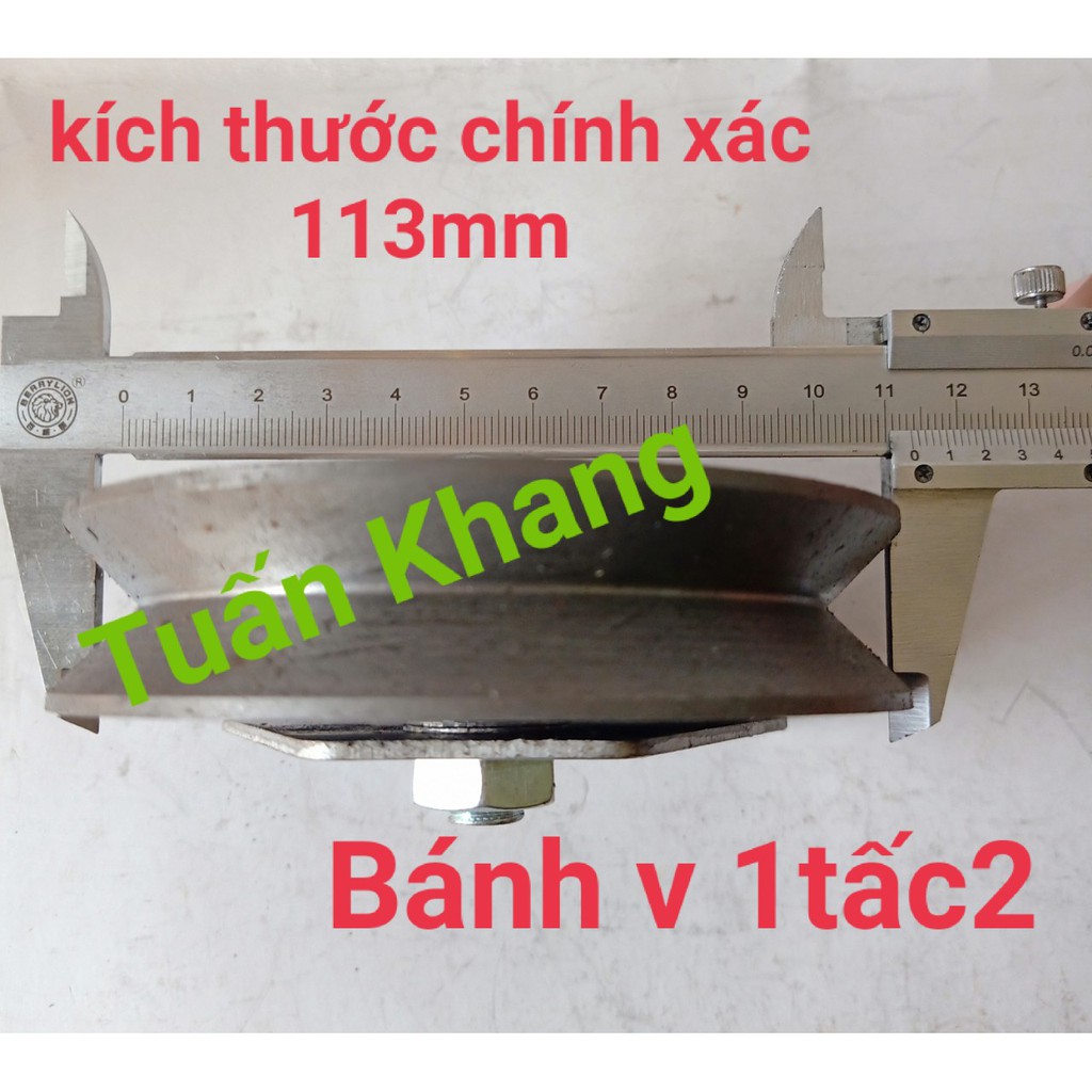 Bánh xe cửa sắt rảnh V