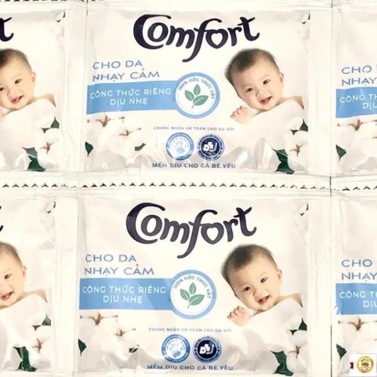 Dây 10 gói nước xả vải Comfort 20ml nhiều mùi hương xa xả