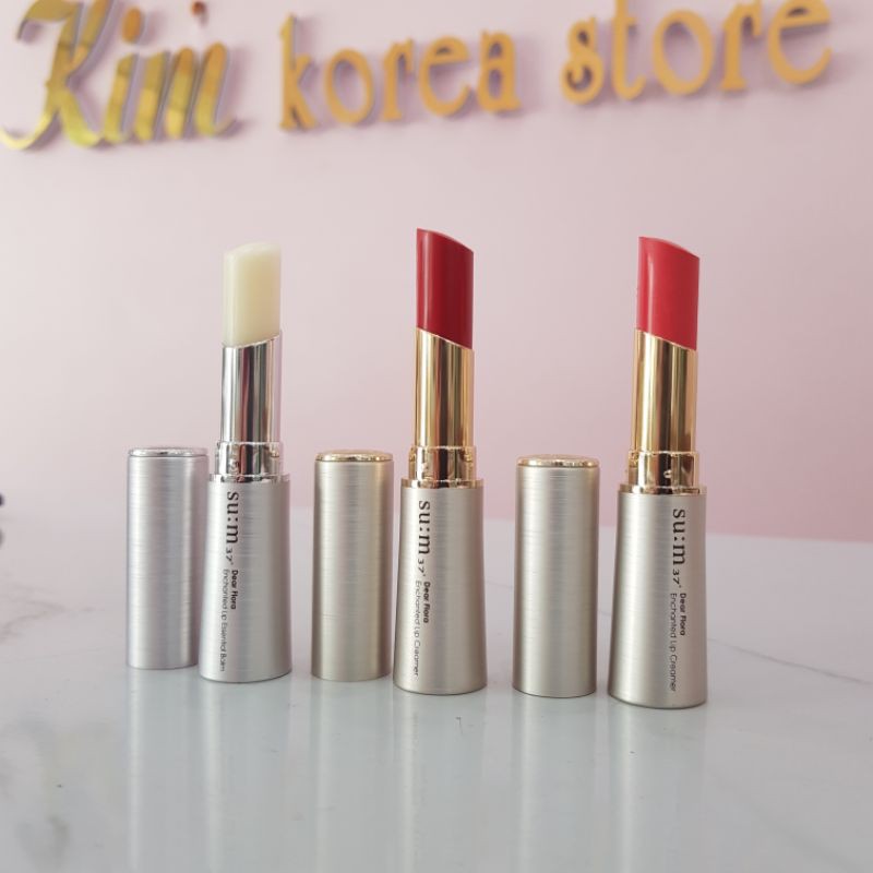 Son dưỡng Su:m37  siêu mềm môi màu xinh xắn Dear Flora Enchanted lip triple