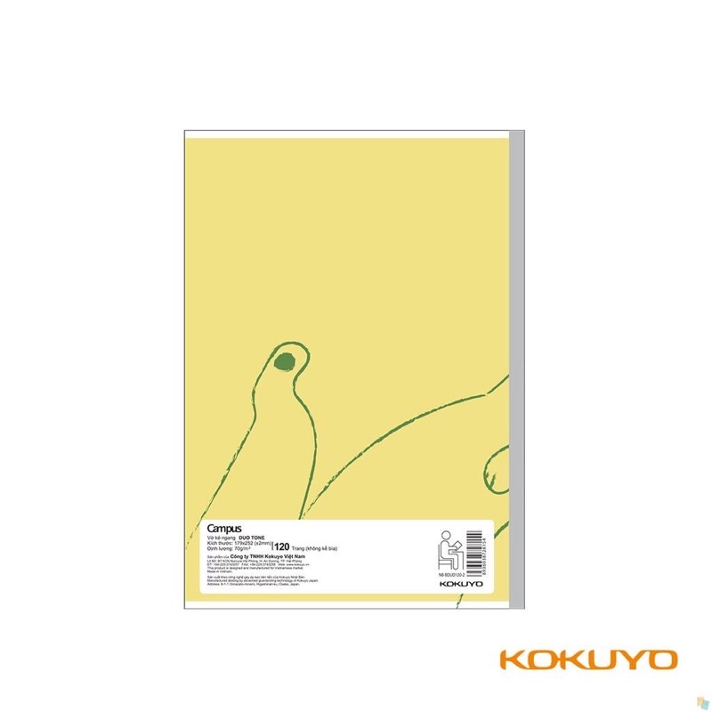 Vở kẻ ngang Campus 120 trang mèo
