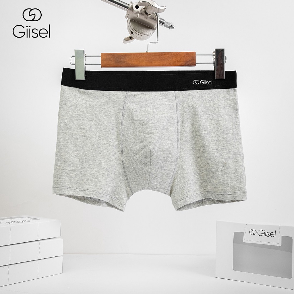 Quần lót nam  DÁNG SỊP TAM GIÁC Brief boxer  cotton thoáng khí - thấm hút mồ hôi tốt - mã GIISEL