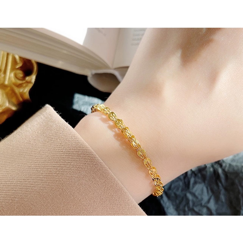 Vòng tay đuôi phượng Bạc xi vàng sang trọng | BigBuy360 - bigbuy360.vn