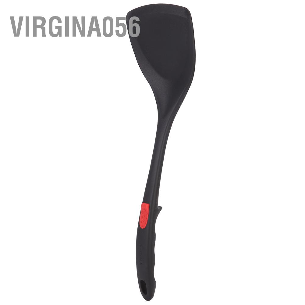 Virgina056 Silicone Spatula Heat-Resistant Long Handle Kitchen Utensil Non-Slip Cooking Tool
