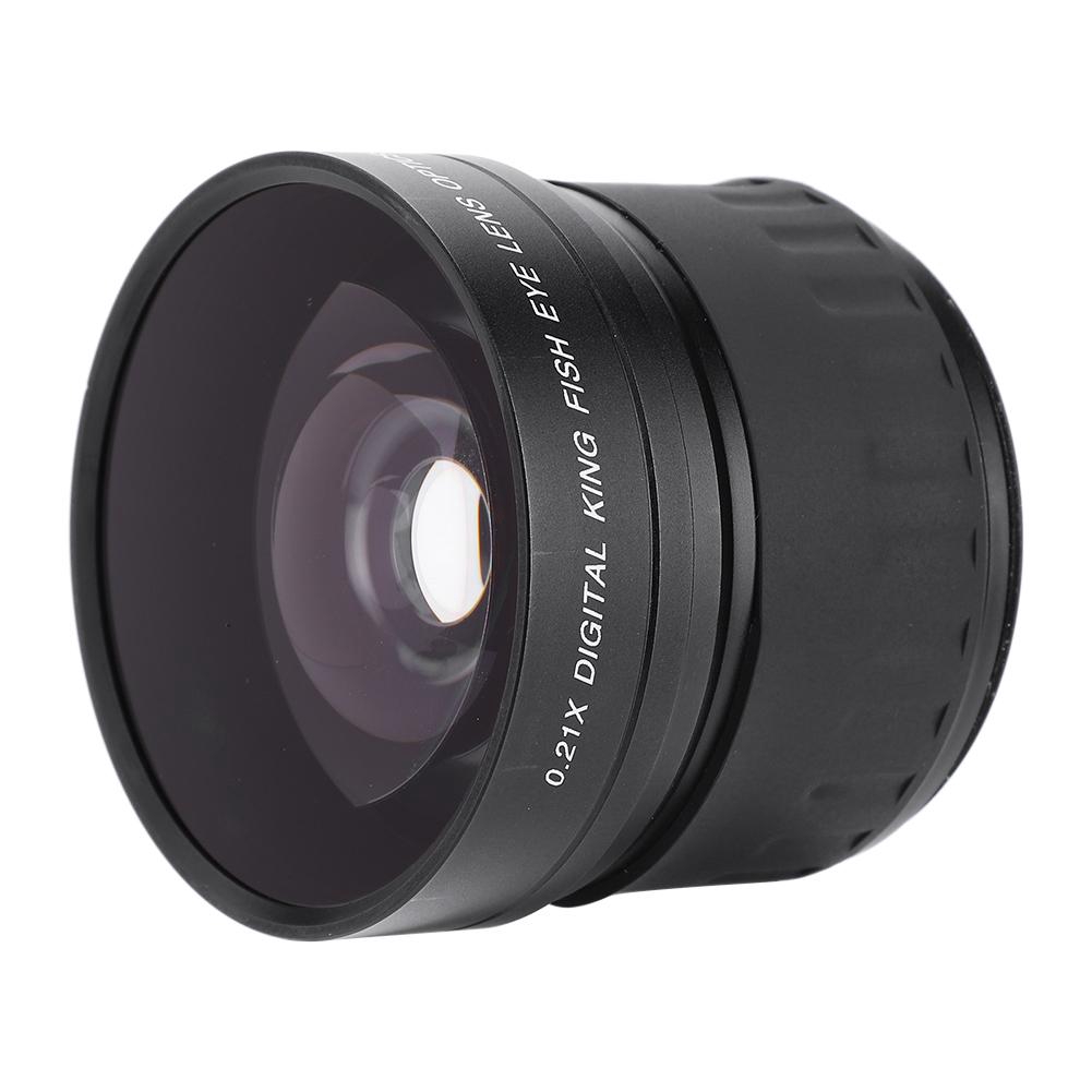 Ống kính mắt cá 58mm 0.21x cho Canon / Nikon / Sony / pansonicdslr / SL