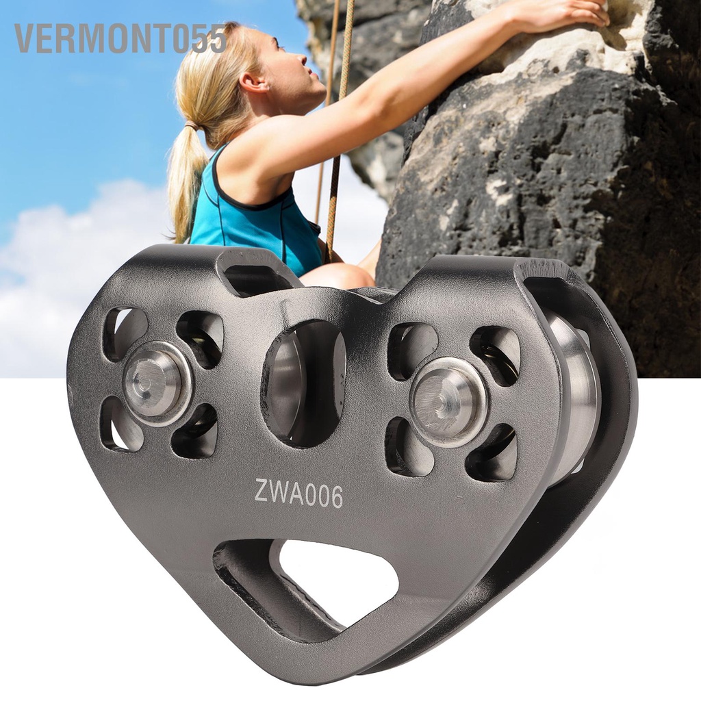 Có thể bán buôn Ròng rọc xoay Zipline Nhôm leo núi với Xe đẩy đôi tốc độ Tandem để Vermont055 Hàng giao ngay
