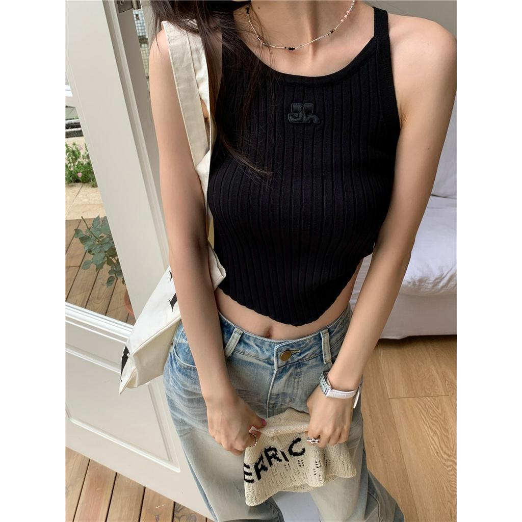 Áo Dây Dệt Kim Kẻ Sọc Dáng Ôm Thời Trang Dành Cho Nữ 62654