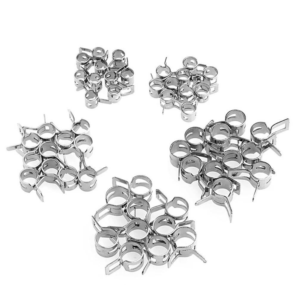 Phụ Kiện Lò Xo Kẹp Ống Nhiên Liệu Xe Hơi Bằng Kim Loại 6-15mm