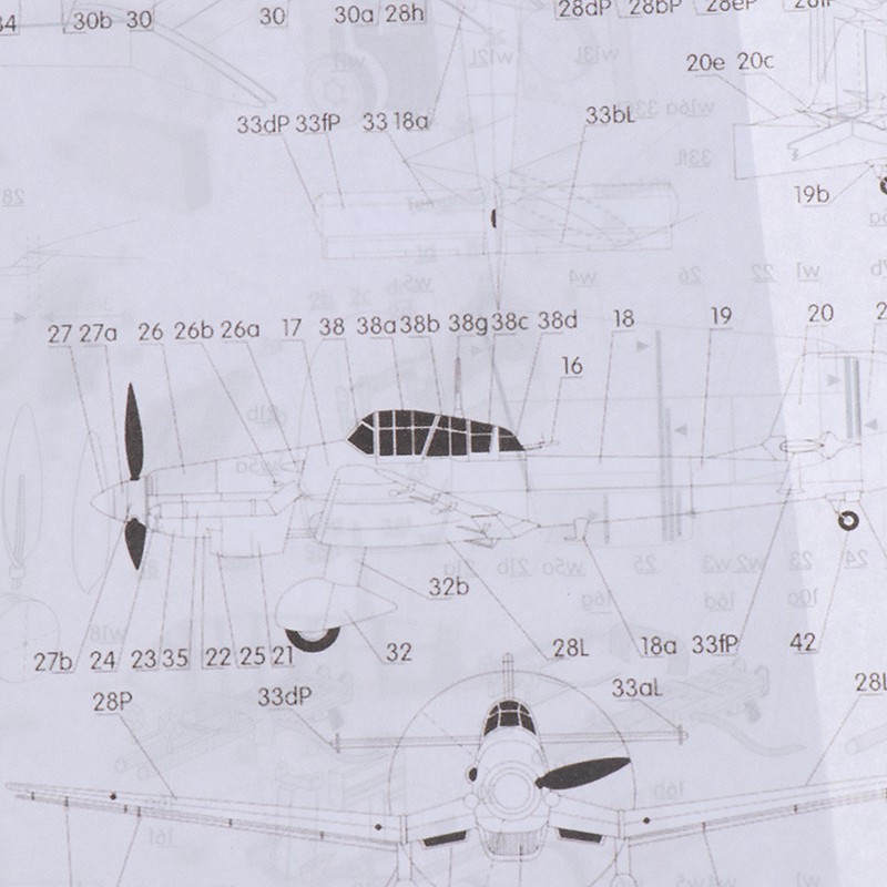 Mô hình đồ chơi máy bay chiến đấu độc đáo Ja-7 D-3