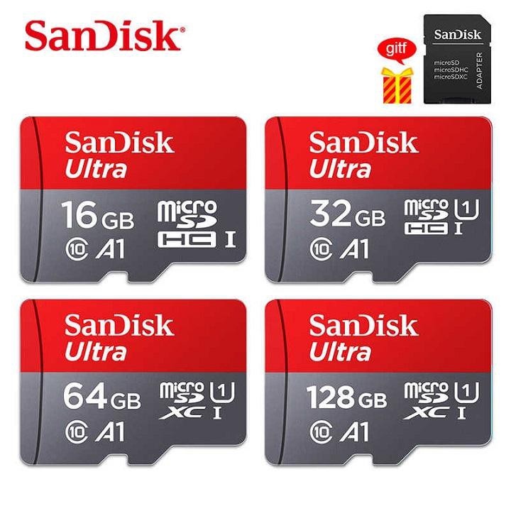 [Bh 3 tháng] Thẻ Nhớ Sdhc 16Gb Sandisk Ultra Class 10 Uhs-I 80Mb/S Chính Hãng-Tặng kèm Đầu Đọc Thẻ Nhớ