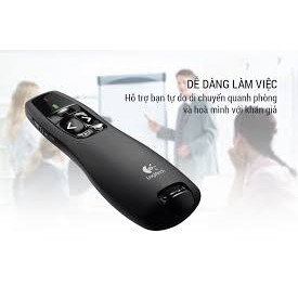 Bút chỉ laser điều khiển từ xa R400 2.4Ghz dùng khi thuyết trình PowerPoint - Bảo hành 12 tháng