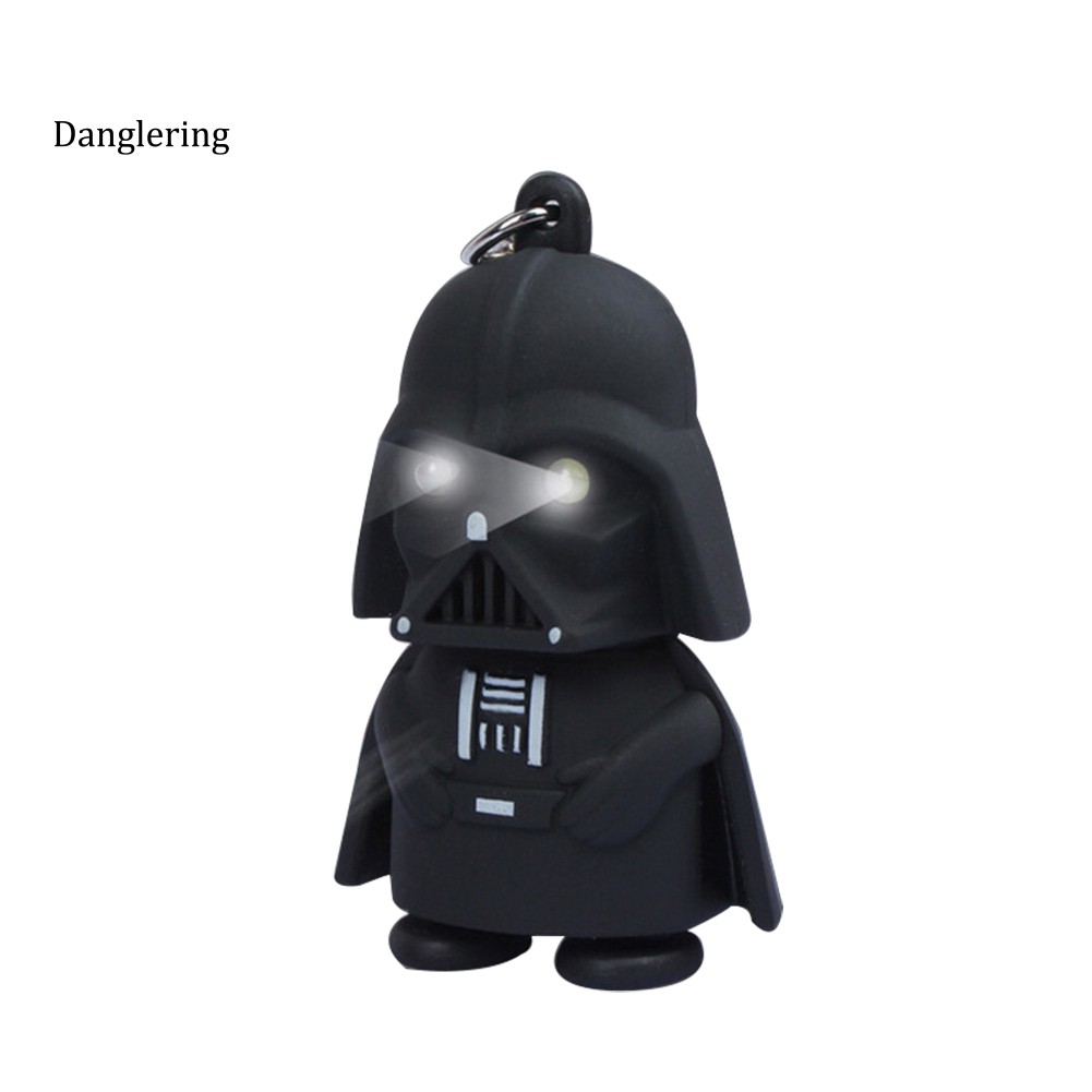 Móc khóa đèn LED mặt hình nhân vật Star Wars Darth Vader