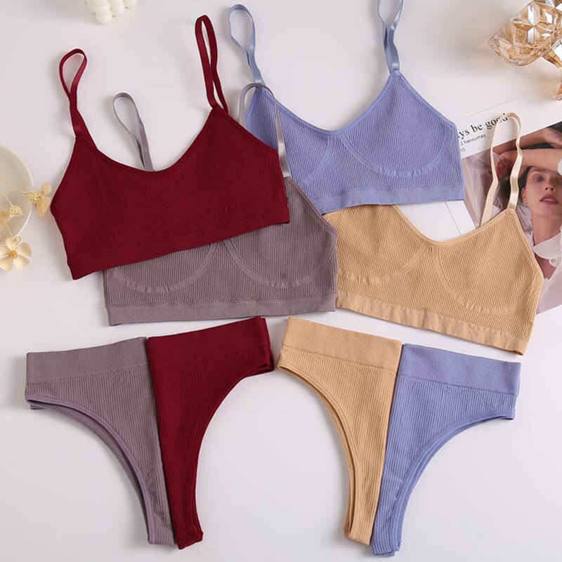 Set nội y FINETOO 3 món lưng cao quyến rũ cho phái nữ