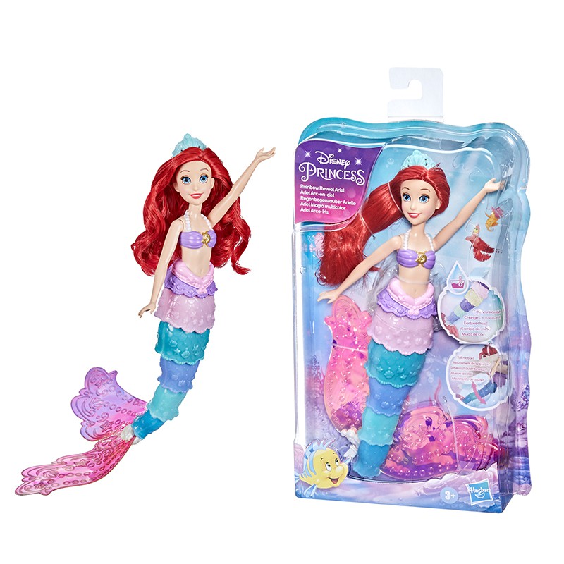 Đồ Chơi Hasbro Công Chúa Disney Rainbow Reveal Ariel F0399