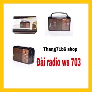 Đài Radio Ws 703 Ba Băng