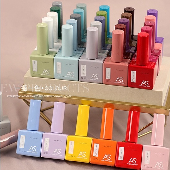Set 60 Chai Sơn Gel AS | Tặng Base Top Cứng Móng