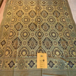 Thảm thổ cẩm dệt ánh kim 1m8 2m