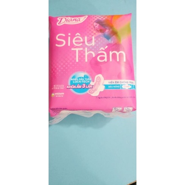 Băng vệ sinh Diana siêu thấm siêu mỏng cánh (Gói 8 miếng)