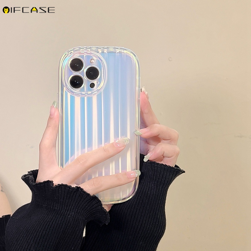 Ốp Điện Thoại Màu Laser Chống Sốc Cho iPhone 13 12 11 Pro Max