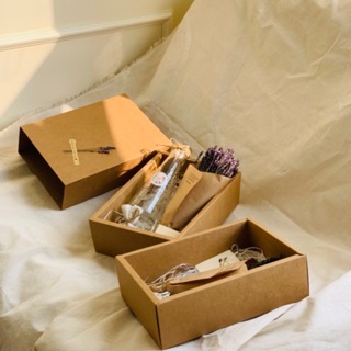 Hộp Kraft đựng quà (size lớn) 28 x 18 x 8 cm