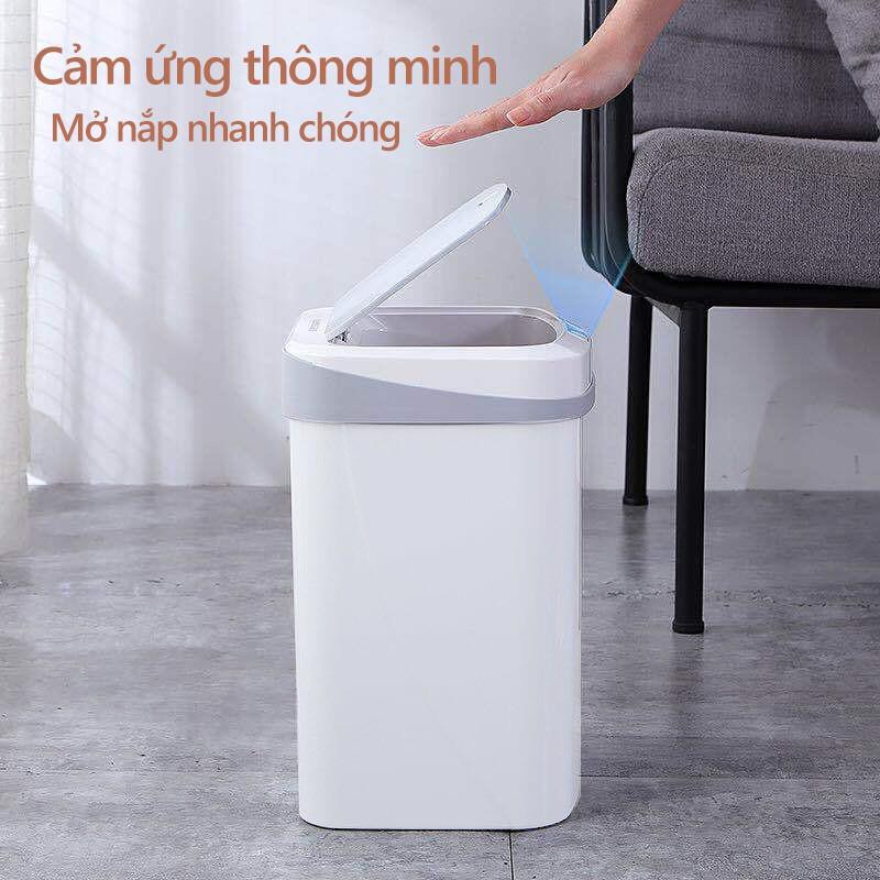 Thùng rác thông minh cảm ứng tự động đóng mở