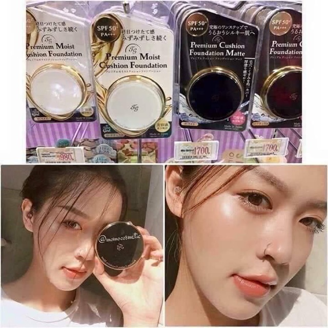 Phấn nước Tiara Girl Premium Cushion Foundation Nhật Bản