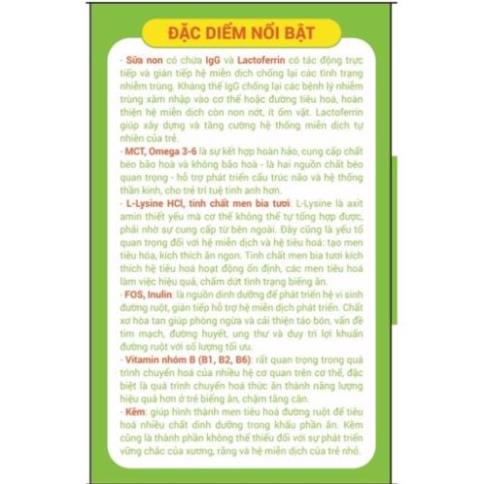 SỮA NON ❤️MUA 1 TẶNG 2❤️ SỮA NON OPTICARE HỘP 30 GÓI - 2g/gói - Giúp bé ăn ngon, hết bón,tăng cân, tăng đề kháng